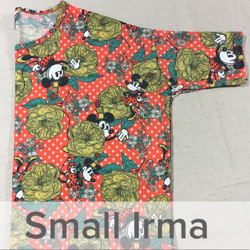 LuLaRoe Disney Irma Tunic Minnie Mouse